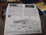 Vtg Revell USAF Republic F-84F Thunderstreak Jet 1:53.6 Scale Plastic Model Kit