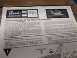 Vtg Revell USAF Republic F-84F Thunderstreak Jet 1:53.6 Scale Plastic Model Kit