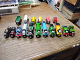 Vtg 18 Pc Thomas & Friends Tank Train Engine Lot Diecast Metal Wood 1980's-2000s
