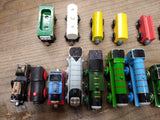 Vtg 18 Pc Thomas & Friends Tank Train Engine Lot Diecast Metal Wood 1980's-2000s