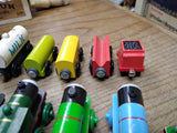 Vtg 18 Pc Thomas & Friends Tank Train Engine Lot Diecast Metal Wood 1980's-2000s