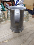Vtg CARSON Pewter Metal Tavern MUG Beer Ale Tankard Stein Cup 6.25" Nice Patina!