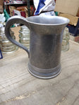 Vtg CARSON Pewter Metal Tavern MUG Beer Ale Tankard Stein Cup 6.25" Nice Patina!