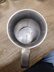 Vtg CARSON Pewter Metal Tavern MUG Beer Ale Tankard Stein Cup 6.25" Nice Patina!