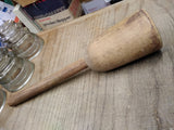 Vtg Primitive Potato Masher Pestle Wooden Farmhouse Kitchen Ware 12" Nice Patina
