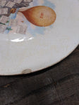 Vtg Antique 1912 Souvenir Calendar Hot Air Balloon Plate Trenle China Virginia