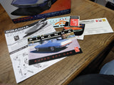 NOS Open Box AMT916/12 Piranha Super Spy Car Plastic Model Kit 1/25 Scale