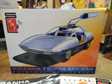 NOS Open Box AMT916/12 Piranha Super Spy Car Plastic Model Kit 1/25 Scale