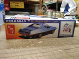 NOS Open Box AMT916/12 Piranha Super Spy Car Plastic Model Kit 1/25 Scale