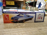 NOS Open Box AMT916/12 Piranha Super Spy Car Plastic Model Kit 1/25 Scale