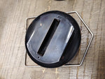 Vtg 1984 Coleman Gas Black Lantern 222A Peak 1 Single Mantel Canada Carry Case