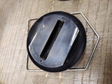 Vtg 1984 Coleman Gas Black Lantern 222A Peak 1 Single Mantel Canada Carry Case
