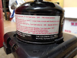 Vtg 1984 Coleman Gas Black Lantern 222A Peak 1 Single Mantel Canada Carry Case