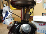 Vtg 1984 Coleman Gas Black Lantern 222A Peak 1 Single Mantel Canada Carry Case