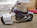 NOS Hamilton Collection United We Stand Motorcycle Sculpture 2020A COA Orig Box!