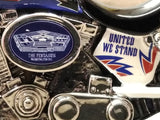 NOS Hamilton Collection United We Stand Motorcycle Sculpture 2020A COA Orig Box!