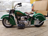NOS Hamilton Collection 1948 Indian Motorcycle Sculpture 0540 w/COA Orig Package