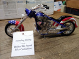 NOS Hamilton Collection Standing Strong Motorcycle Sculpture 1123A COA Orig Box!