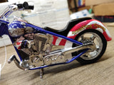 NOS Hamilton Collection Standing Strong Motorcycle Sculpture 1123A COA Orig Box!
