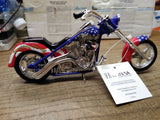NOS Hamilton Collection Standing Strong Motorcycle Sculpture 1123A COA Orig Box!
