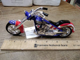 NOS Hamilton Collection Standing Strong Motorcycle Sculpture 1123A COA Orig Box!