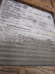 Vtg Antique Primitive Double Sided Glass Course Fabric Fine Linen Washboard Ohio
