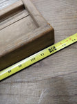 Vtg Antique Primitive Double Sided Glass Course Fabric Fine Linen Washboard Ohio