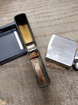 Zippo 1987 US Ship John F Kennedy CV 67 Cigarette Lighter Black Matte Nice Snap!
