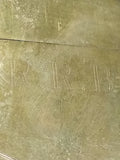 Vtg Zippo 1932 1982 Commemorative Solid Brass Cigarette Lighter Slashed Initials
