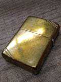 Vtg Zippo 1932 1982 Commemorative Solid Brass Cigarette Lighter Slashed Initials