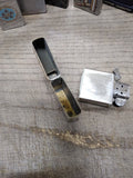 Vtg Zippo 1932 1982 Commemorative Solid Brass Cigarette Lighter Slashed Initials