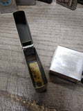 Vtg Zippo 1932 1982 Commemorative Solid Brass Cigarette Lighter Slashed Initials