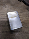 Vtg Zippo 1998 Cigarette Lighter Brushed Chrome Nice Snap Made In USA!