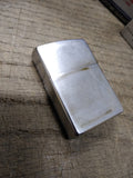 Vtg Zippo 1998 Cigarette Lighter Brushed Chrome Nice Snap Made In USA!