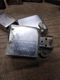 Vtg Zippo 1998 Cigarette Lighter Brushed Chrome Nice Snap Made In USA!
