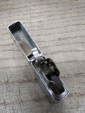 Vtg Zippo Slim 1980 Ship USS Nimitz CVN 68 Cigarette Lighter Chrome Made In USA!