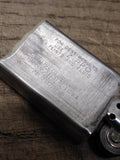 Vtg Zippo Slim 1980 Ship USS Nimitz CVN 68 Cigarette Lighter Chrome Made In USA!