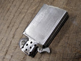 Vtg Zippo Slim 1980 Ship USS Nimitz CVN 68 Cigarette Lighter Chrome Made In USA!