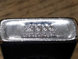 Vtg Zippo Slim 1980 Ship USS Nimitz CVN 68 Cigarette Lighter Chrome Made In USA!