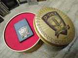Vtg NOS Zippo D Day Normandy 50 Years 1944 1994 Cigarette Lighter with Tin USA!