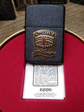Vtg NOS Zippo D Day Normandy 50 Years 1944 1994 Cigarette Lighter with Tin USA!