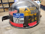 Vtg MSA Comfo Cap Fiber Glass Tiger Stripe Miners Helmet Hard Hat w/Suspension`