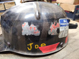 Vtg MSA Comfo Cap Fiber Glass Tiger Stripe Miners Helmet Hard Hat w/Suspension`