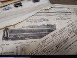 NOS HO Gauge Blue Line Streamlined Model Kit Penn C-5 Coach Car Metal Body Box