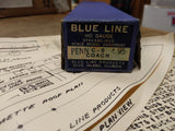 NOS HO Gauge Blue Line Streamlined Model Kit Penn C-5 Coach Car Metal Body Box