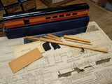 NOS HO Gauge Blue Line Streamlined Model Kit S.P Combination Car Metal Body Box