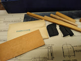 NOS HO Gauge Blue Line Streamlined Model Kit S.P Combination Car Metal Body Box