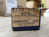 NOS HO Gauge Blue Line Streamlined Model Kit S.P Combination Car Metal Body Box