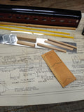 NOS HO Gauge Blue Line Streamlined Model Kit PRR 18 Roomette Car Metal Body Box