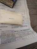 NOS HO Gauge Blue Line Streamlined Model Kit PRR 18 Roomette Car Metal Body Box